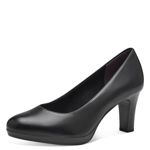 TAMARIS sarkas fekete pumps