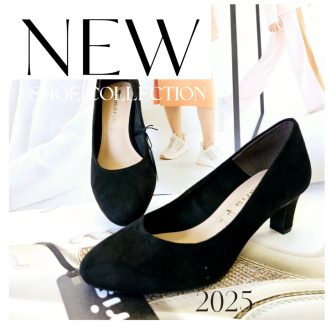 TAMARIS fekete pumps