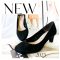 TAMARIS fekete pumps