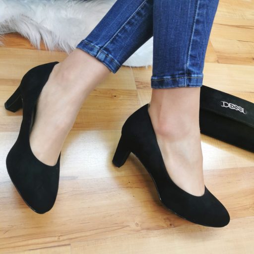TAMARIS fekete pumps