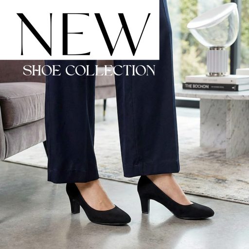 TAMARIS fekete pumps