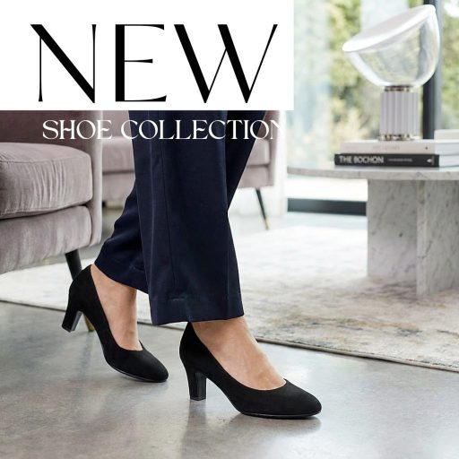 TAMARIS fekete pumps