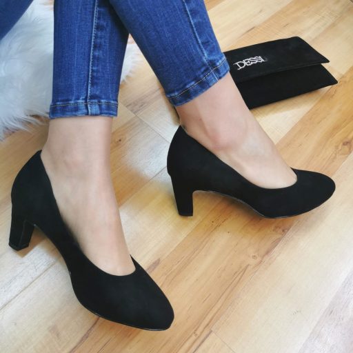 TAMARIS fekete pumps