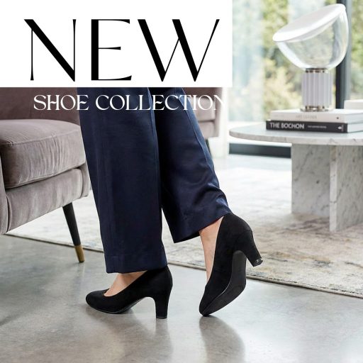 TAMARIS fekete pumps