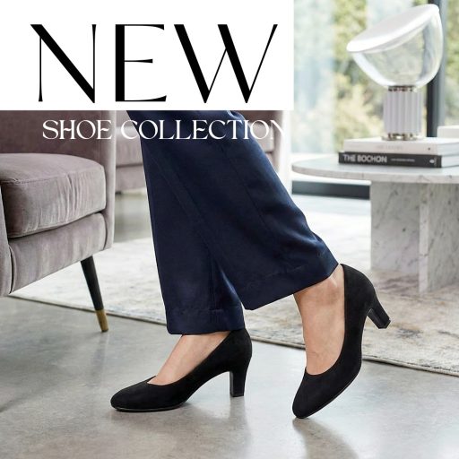 TAMARIS fekete pumps