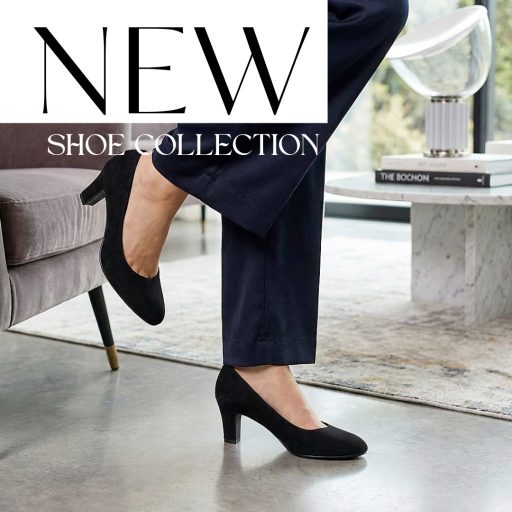 TAMARIS fekete pumps