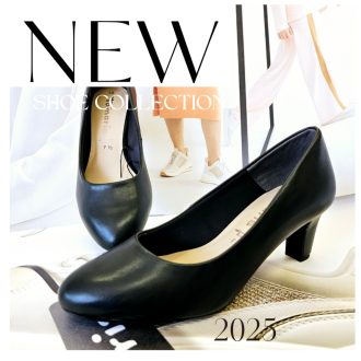 TAMARIS kis sarkas fekete pumps