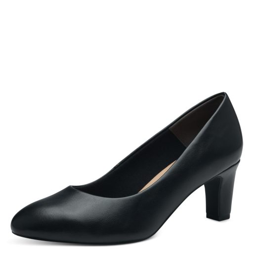 TAMARIS kis sarkas fekete pumps