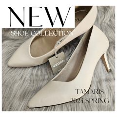 TAMARIS bézs pumps