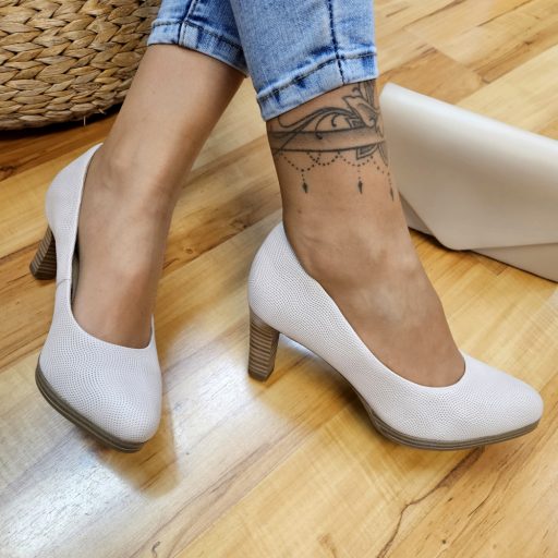TAMARIS platform talpas bézs pumps 