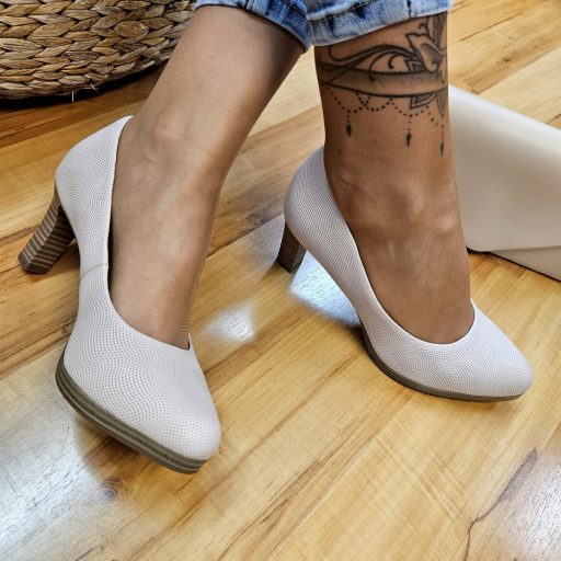 TAMARIS platform talpas bézs pumps 