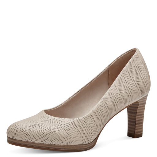 TAMARIS platform talpas bézs pumps 