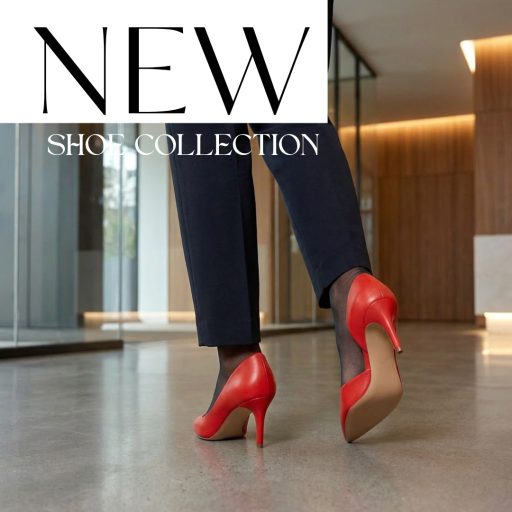 TAMARIS csodaszép sarkas piros pumps