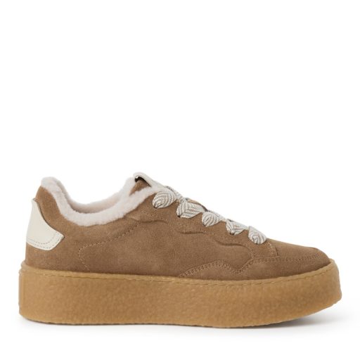 TAMARIS vastag platform talpas enyhén bélelt extra velúrbőr sneaker 