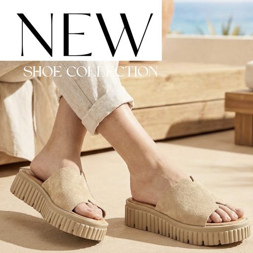 TAMARIS vastag platform talpas bézs bőr trendi papucs 