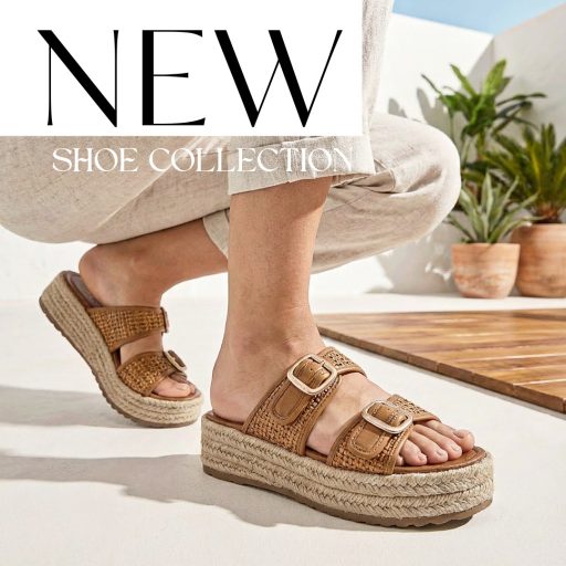 TAMARIS vastag platform talpas 2 pántos vagány cognac papucs 