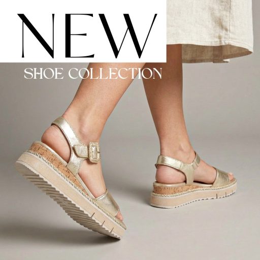 TAMARIS platform talpas arany szandál