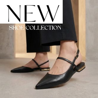 TAMARIS extra csini fekete sling 