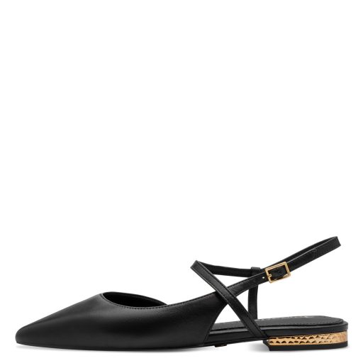 TAMARIS extra csini fekete sling 