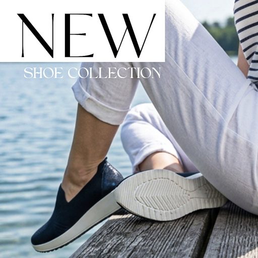 IMAC emelt talpú sötétkék vászon kényelmi slip-on 