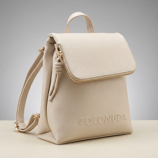 Háti és oldaltáska elegáns bézs 