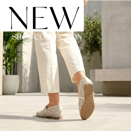 MARCO TOZZI lyukacsos cream balerina