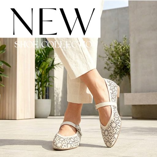 MARCO TOZZI lyukacsos cream balerina