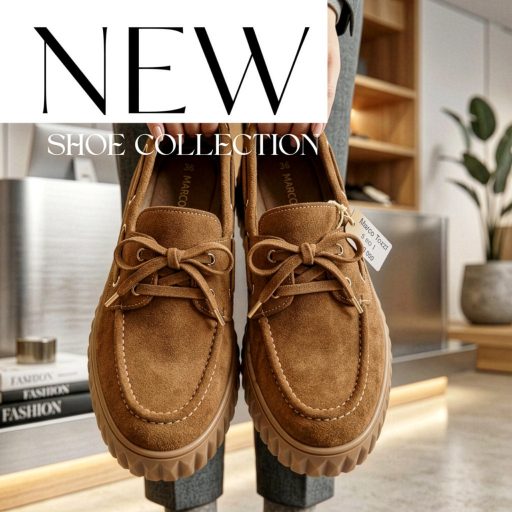 MARCO TOZZI vastag platform talpas camel slip-on 