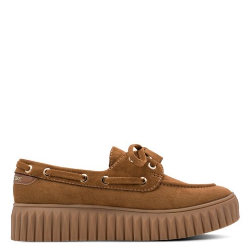 MARCO TOZZI vastag platform talpas camel slip-on 