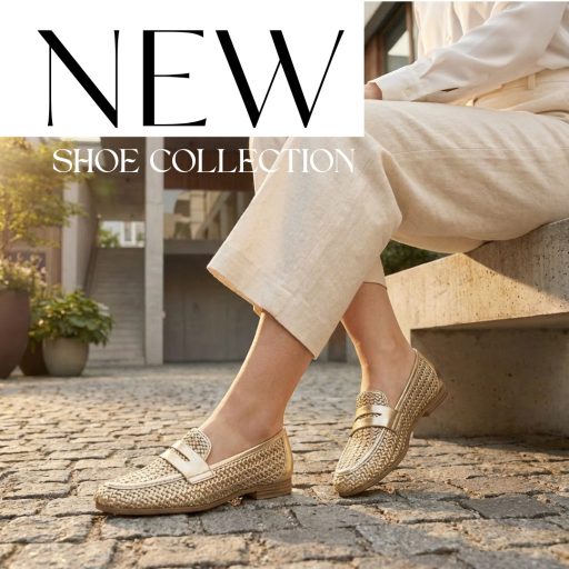 MARCO TOZZI lyukacsos fonott arany mokaszin 