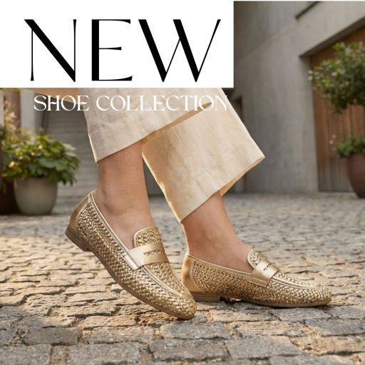 MARCO TOZZI lyukacsos fonott arany mokaszin 