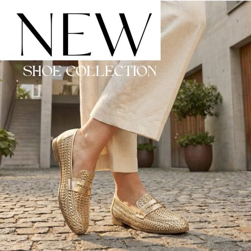 MARCO TOZZI lyukacsos fonott arany mokaszin 