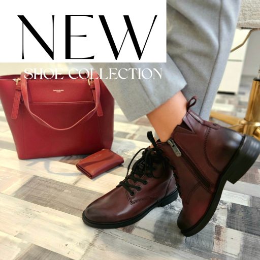 MARCO TOZZI fűzős bordó bőr bokacsizma 