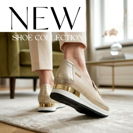 BETTY emelt talpú díszes bézs bőr slip-on 