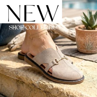 TUTTO BENE SCARPE lapos talpú taupe velúrbőr klumpa