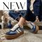 WEI vastag platform talpas navy sneaker 
