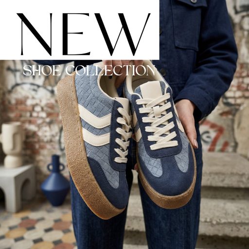 WEI vastag platform talpas navy sneaker 