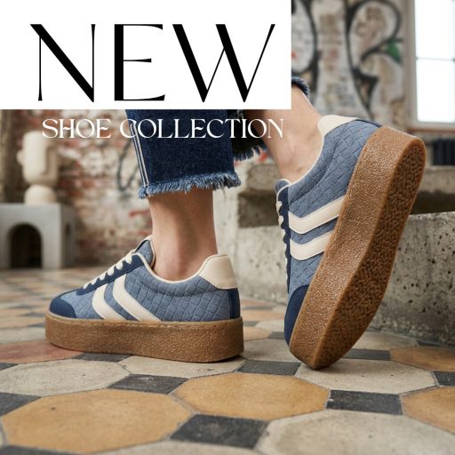 WEI vastag platform talpas navy sneaker 