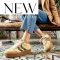 WEI vastag platform talpas sárga sneaker 