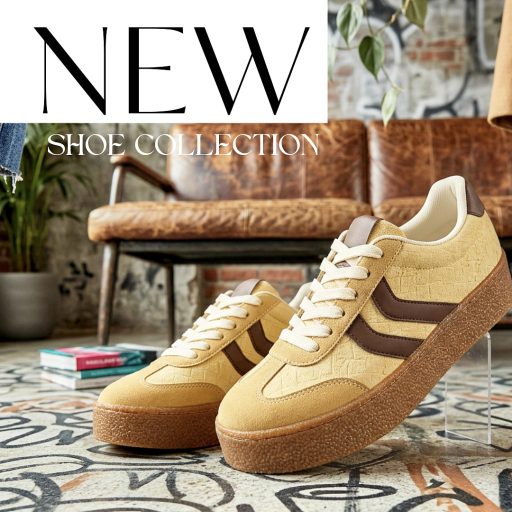 WEI vastag platform talpas sárga sneaker 