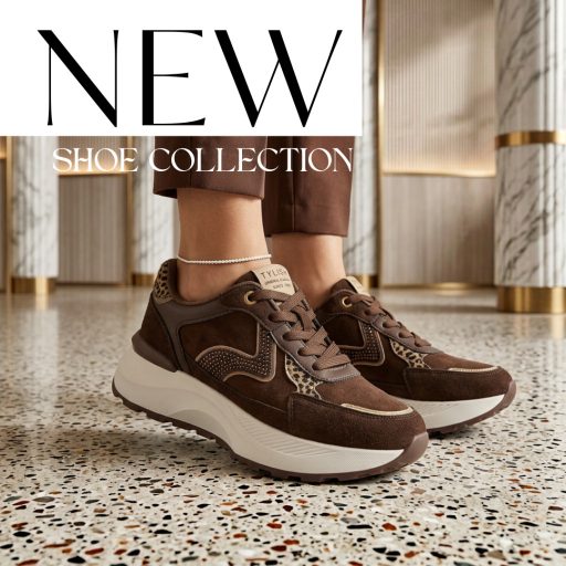 WEI platform talpas vagány barna sneaker 