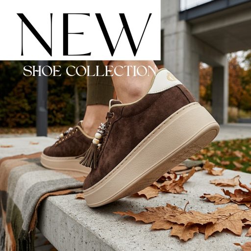 WEI vastag világos platform talpas csokibarna velúr sneaker 
