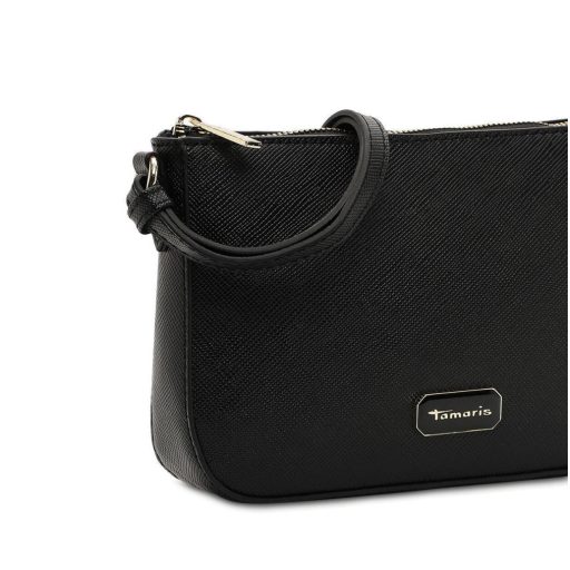 TAMARIS ANJA váll,- és oldaltáska struktúrált fekete 