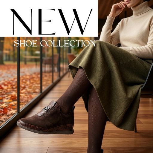 TUTTO BENE SCARPE fényes betétes velúrbőr mocca bokacipő
