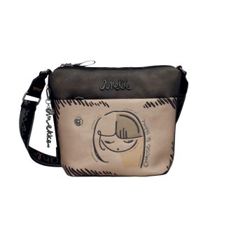   Anekke Nature Koko nagyméretű crossbody táska elülső zsebbel 
