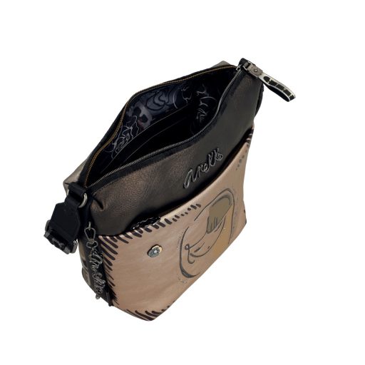 Anekke Nature Koko nagyméretű crossbody táska elülső zsebbel 