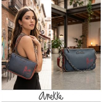 Anekke Essentials sötétkék keresztpántos táska 