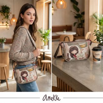 Anekke Muse ovális keresztpántos táska 