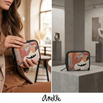 Anekke Eikon kis merev pénztárca