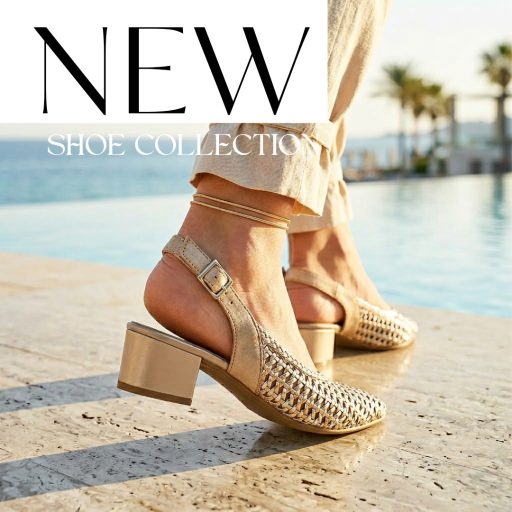 RIEKER kis sarkas perforált arany-ezüst kényelmi sling 